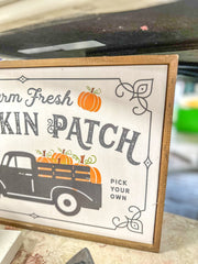 12x18 Farm Fresh Pumpkin Patch Sign