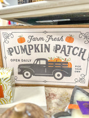 12x18 Farm Fresh Pumpkin Patch Sign