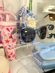 Blue Transparent Mykonos Sunglasses- Katie Loxton