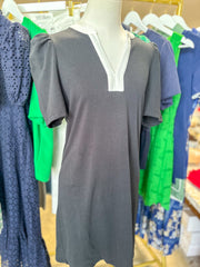 Black Adelyn T-shirt Mini Dress