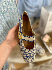 Blue Seashell Ariana Mary Jane Sandal