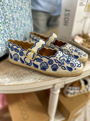 Blue Seashell Ariana Mary Jane Sandal