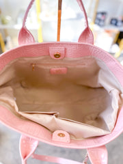 Blush Patent EC Missy Tote | Caroline Hill