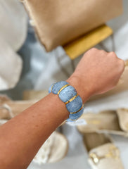 Blue Talia Bangle Bracelet