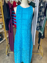Blue Paradise Textured Maxi Dress