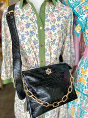 Black Ariana Chic & Wild Crossbody | Caroline Hill