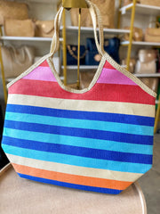 Blue Capri Tote Bag