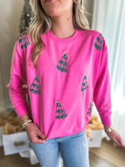ADULT Sarah Green Trees Sweatshirt
