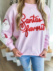 ADULT- Sarah Santa's Favorite Sweatshirt