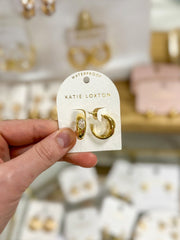 Ayla Gold Coated Hoop Earrings