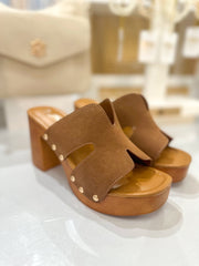 Brown London Platform Heel