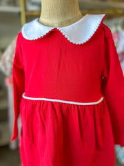 Claire Dress- Red