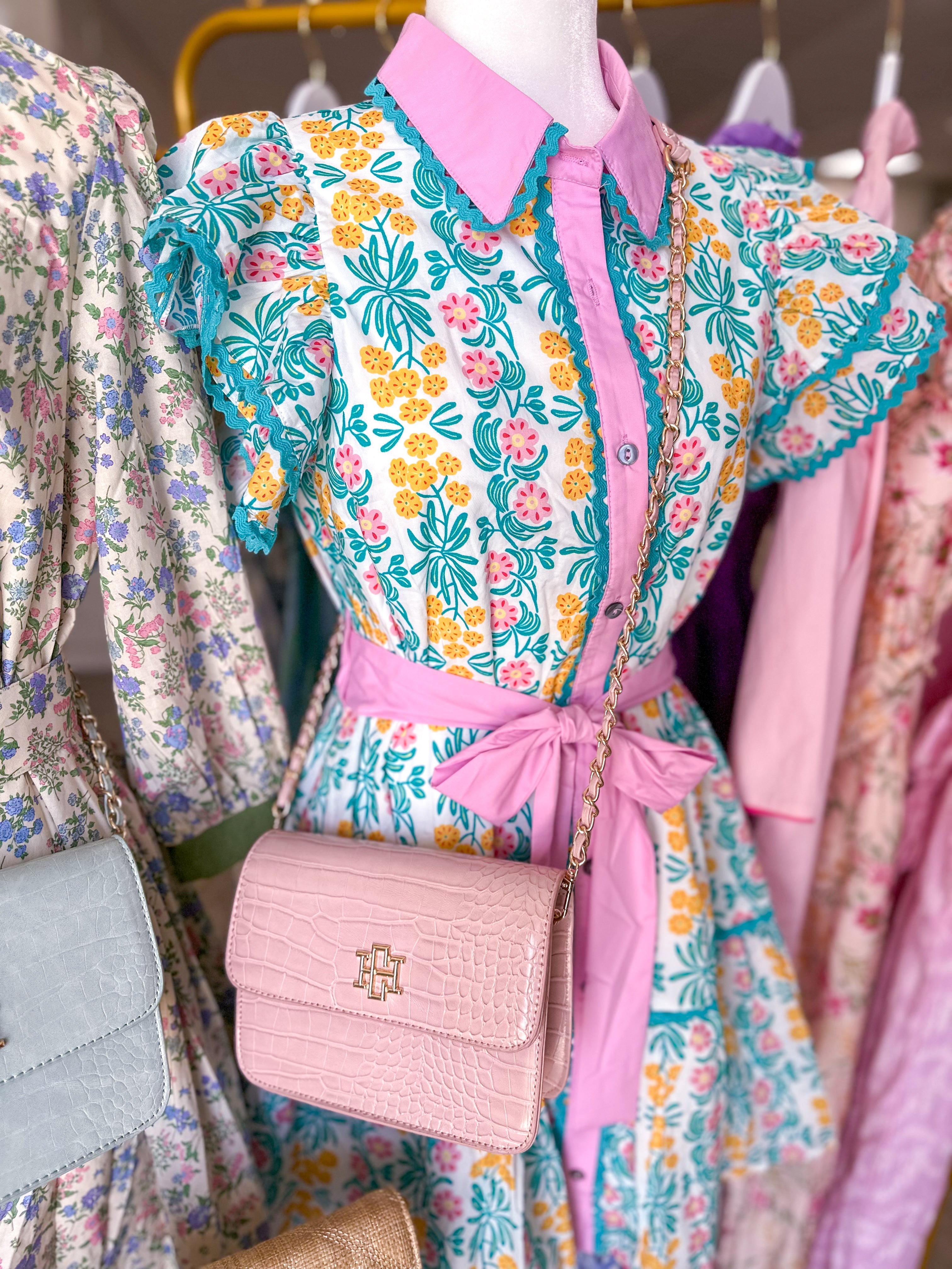 Blush EC Evelyn Crossbody | Caroline Hill