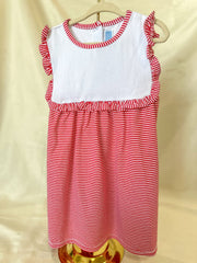 Alice Dress - Red Stripe
