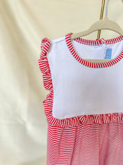 Alice Dress - Red Stripe