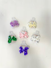 Antique White Small Satin Bow