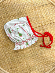 Baby Loren Christmas Bonet