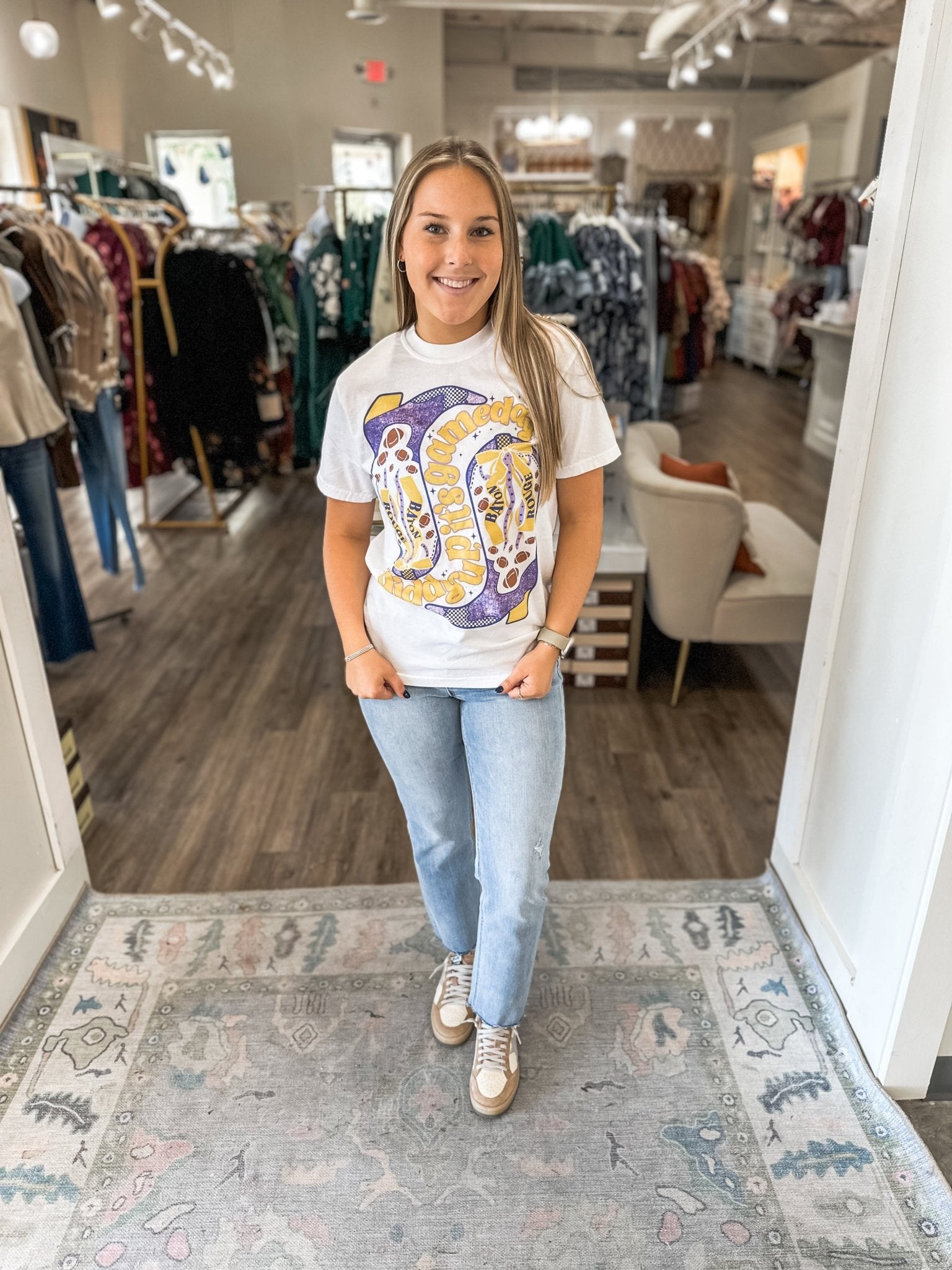 Baton Rouge Boots Tee