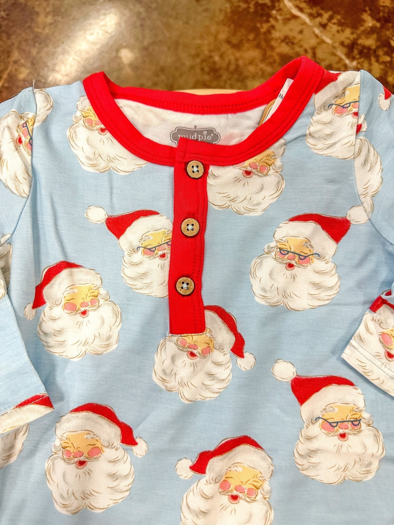 Blue Vintage Santa Sleeper