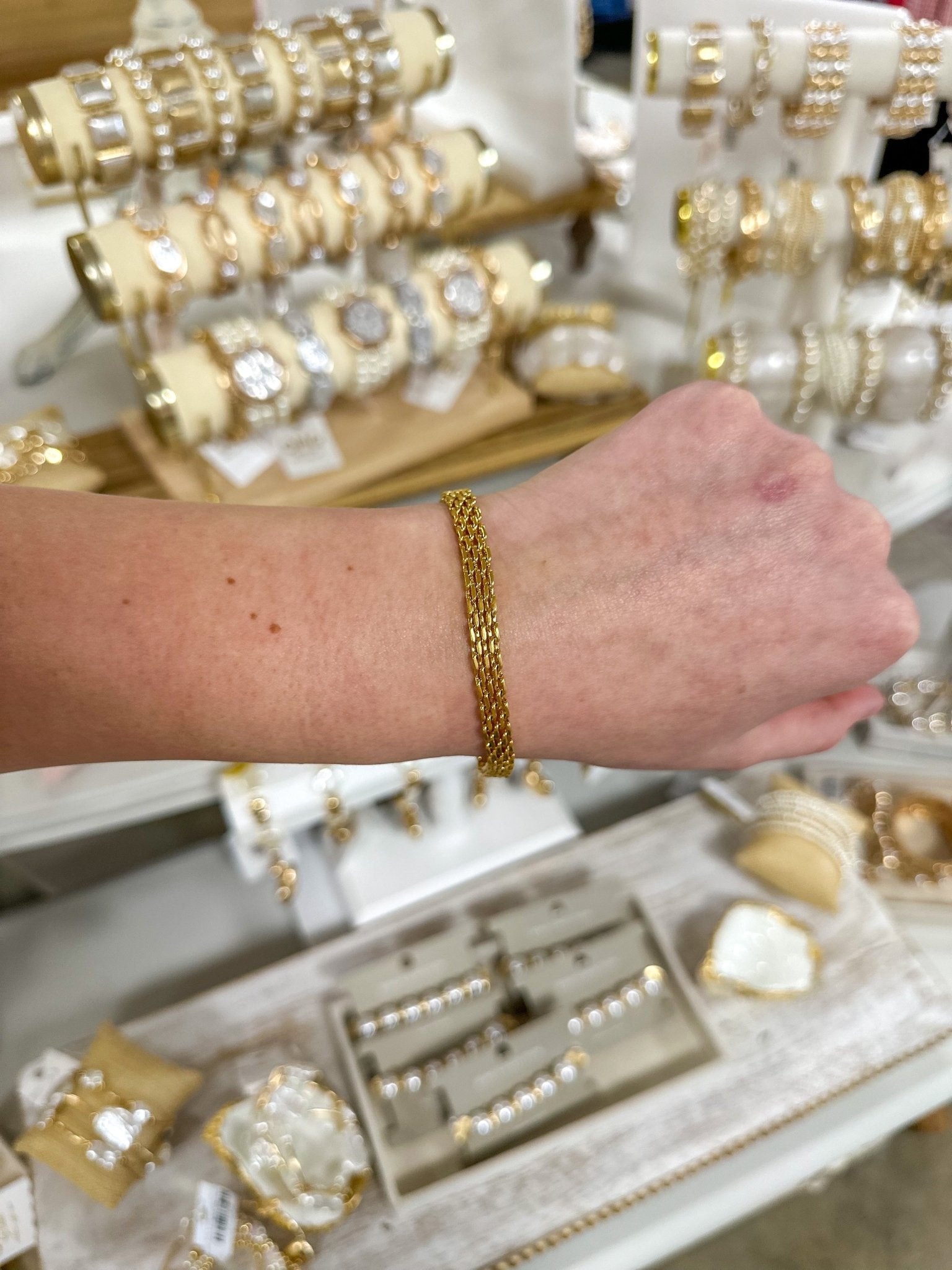 Braid Chain Gold Coated BRACELET
