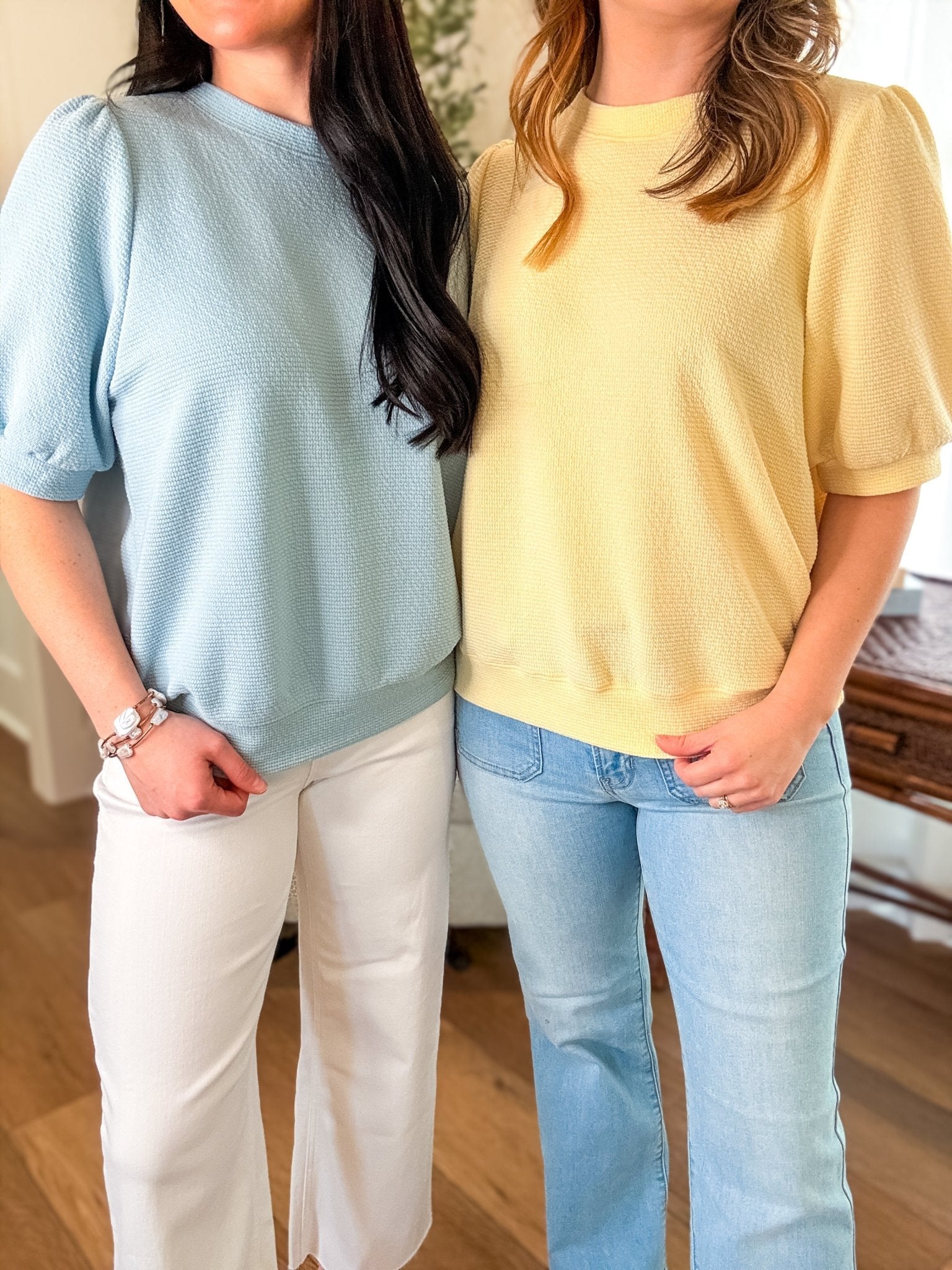 Butter Yellow Go-To Knit Short Sleeve Top