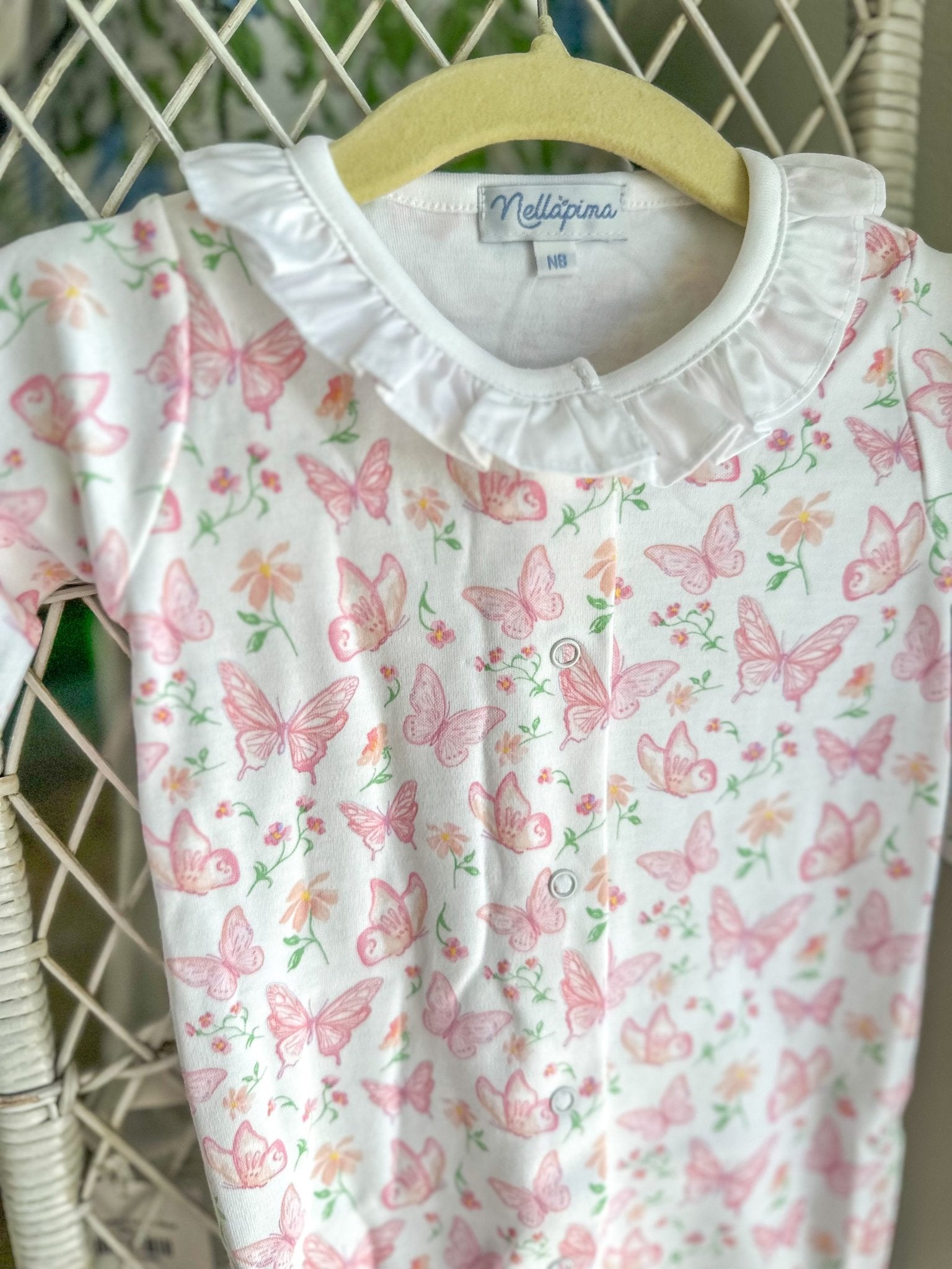 Butterflies Print Converter Gown